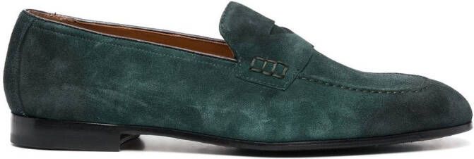 Doucal's Suède loafers Groen