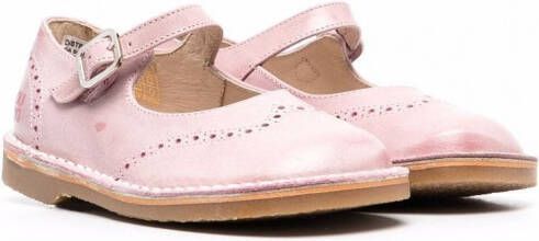 Douuod Kids Leren ballerina's Roze