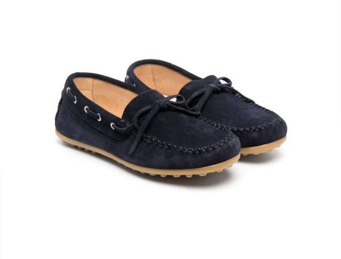 Douuod Kids Suède loafers Blauw