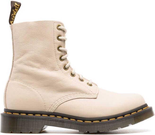 Dr. Martens 1460 Pascal Virginia leren enkellaarzen Beige