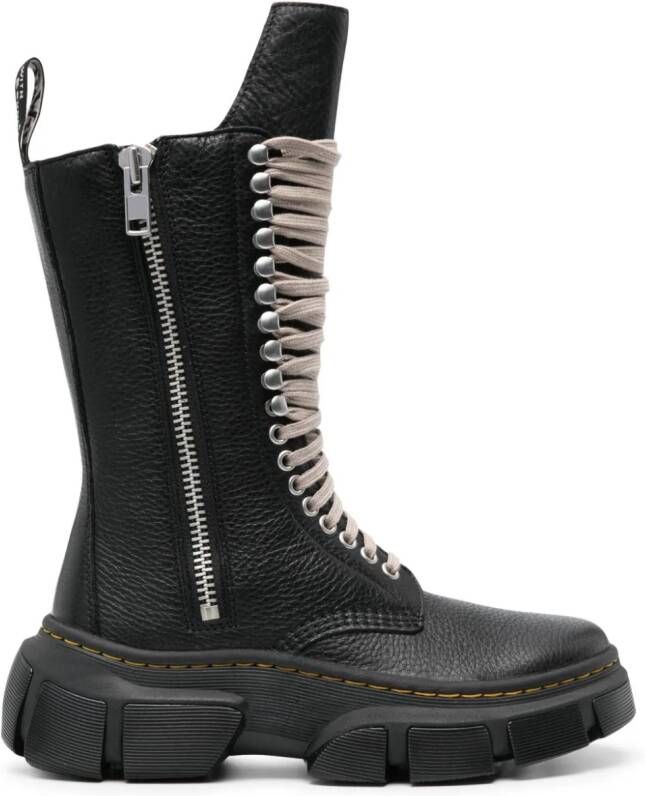 Dr. Martens x Rick Owens 1918 leren laarzen Zwart