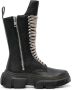 Dr. Martens x Rick Owens 1918 leren laarzen Zwart - Thumbnail 1