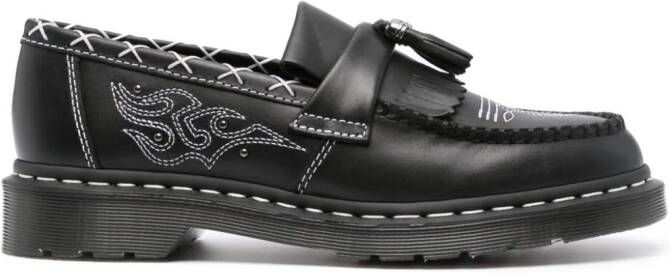 Dr. Martens Adrian leren loafers Zwart