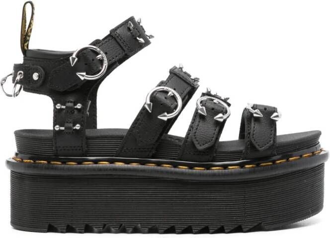 Dr. Martens Blaire sandalen met plateauzool Zwart