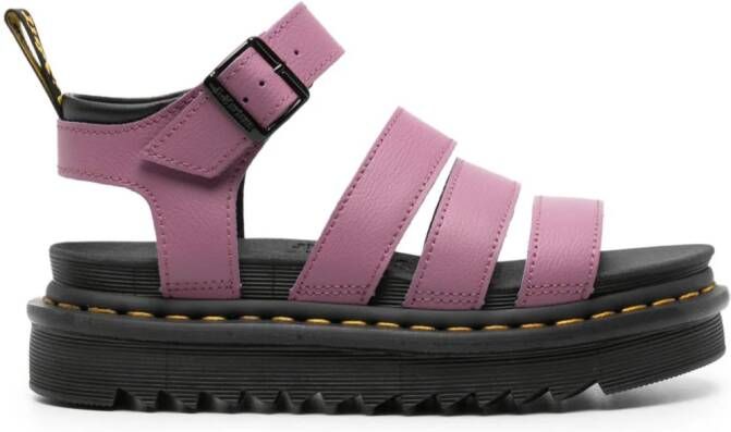 Dr. Martens Blaire sandalen met plateauzool Paars