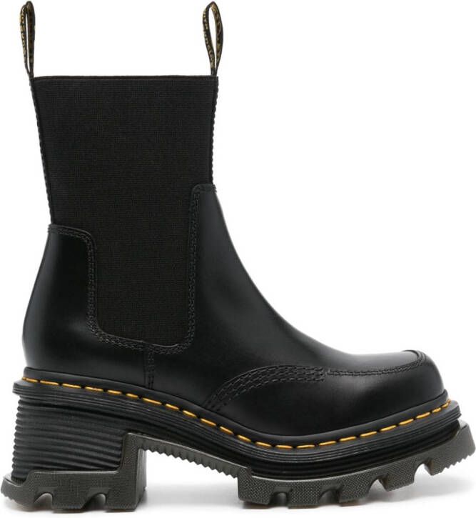 Dr. Martens Corran Chelsea 65 leren laarzen Zwart