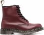 Dr. Martens 1460 leren veterlaarzen Rood - Thumbnail 1