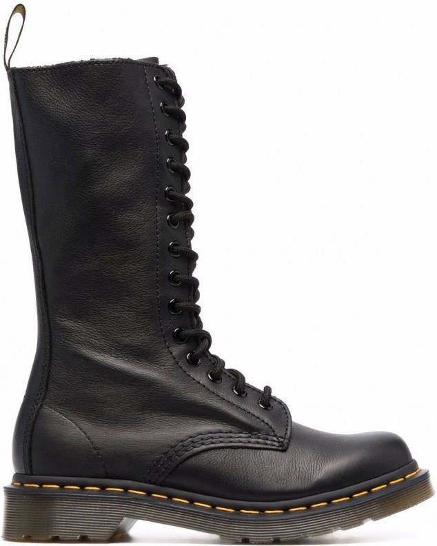 Dr. Martens 1b60 Bex leren veterlaarzen Zwart