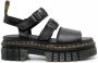 Dr. Martens Ricki sandalen met plateauzool Zwart - Thumbnail 1