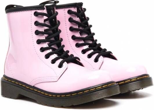 Dr. Martens Kids Enkellaarzen met veters Roze