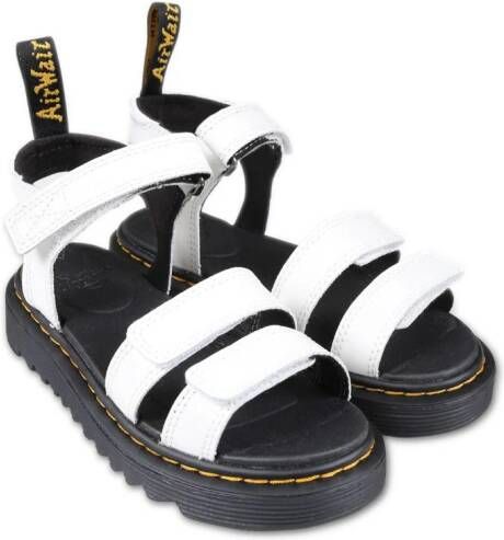 Dr. Martens Kids Klaire leren sandalen Wit