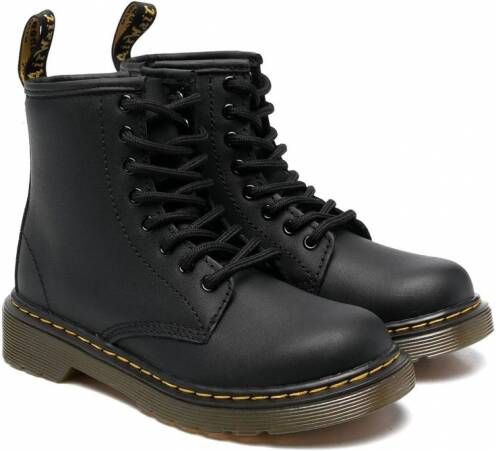 Dr. Martens Kids Pascal enkellaarzen met veters Zwart