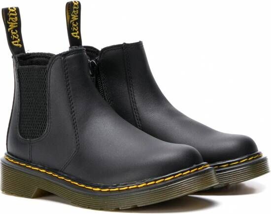 Dr. Martens Kids Softy Chelsea laarzen Zwart