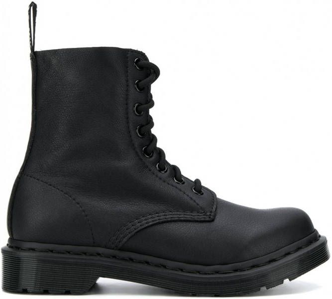 Dr. Martens Laarzen met stiksel detail Zwart