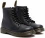 Dr. Martens Leren veterlaarzen Zwart - Thumbnail 1