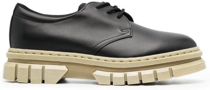 Dr. Martens Rikard leren derby schoenen Zwart