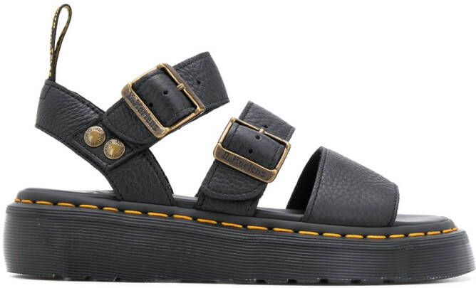 Dr. Martens Sandalen met open neus Zwart