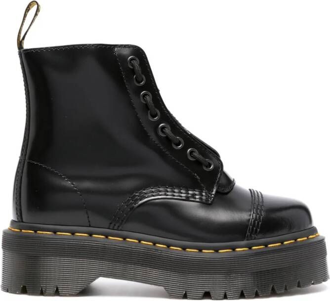 Dr. Martens Sinclair leren laarzen Zwart