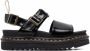 Dr. Martens Vegan Voss sandalen met open neus Zwart - Thumbnail 1