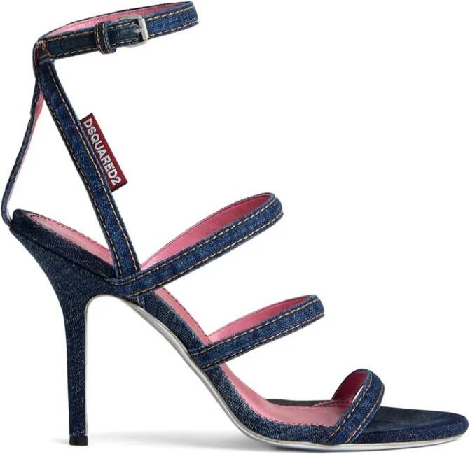 Dsquared2 Denim sandalen Blauw