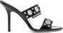 DSQUARED2 Gothic leren sandalen Zwart - Thumbnail 1