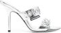 DSQUARED2 Gothic leren sandalen Zilver - Thumbnail 1