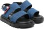 Dsquared2 Kids Denim sandalen Blauw - Thumbnail 1