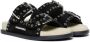 Dsquared2 Kids Slippers met ringlets Zwart - Thumbnail 1