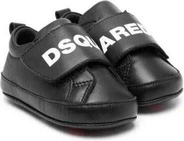 Dsquared2 Kids Leren slofjes Zwart