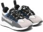 Dsquared2 Kids Leren sneakers met logoprint Grijs - Thumbnail 1