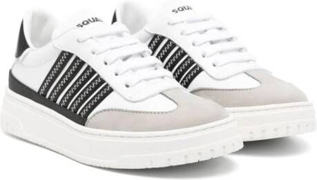 Dsquared2 Kids Leren sneakers Wit