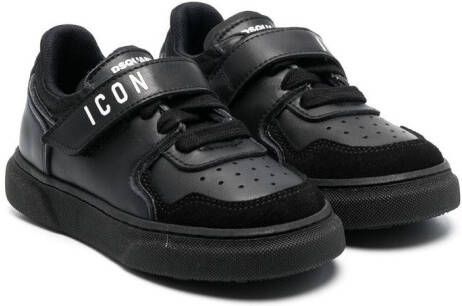 Dsquared2 Kids Sneakers met logoprint Zwart