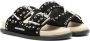 Dsquared2 Kids Slippers verfraaid met studs Zwart - Thumbnail 1