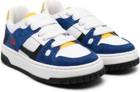 DSQUARED2 KIDS Sneakers met colourblocking Wit