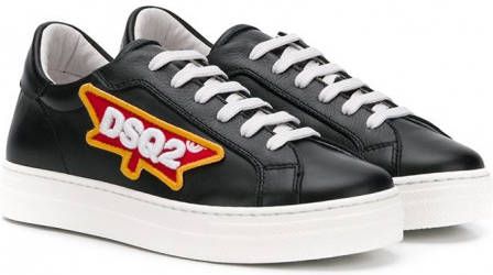 DSQUARED2 KIDS Sneakers met Icon patch Zwart