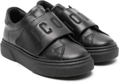 Dsquared2 Kids Sneakers met klittenband Zwart