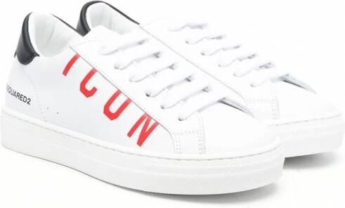 Dsquared2 Kids Sneakers met logoprint Wit