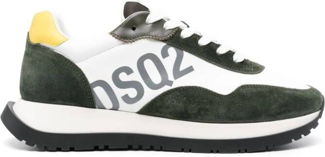 Dsquared2 Leren sneakers Wit