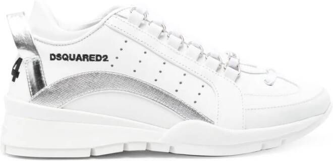 Dsquared2 Leren sneakers Wit