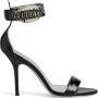 DSQUARED2 Sandalen met logoplakkaat Zwart - Thumbnail 1