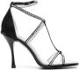 DSQUARED2 Sandalen verfraaid met kristallen Zwart - Thumbnail 1