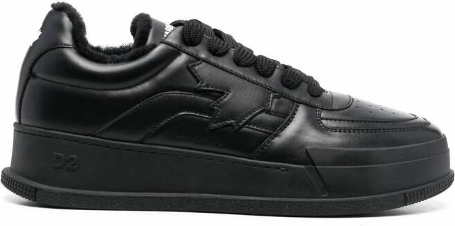 DSQUARED2 Slash chunky sneakers Zwart