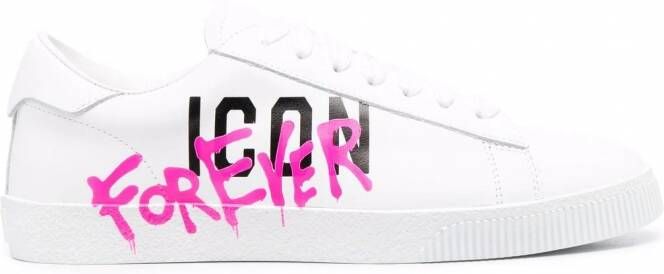 DSQUARED2 Sneakers met logoprint Wit