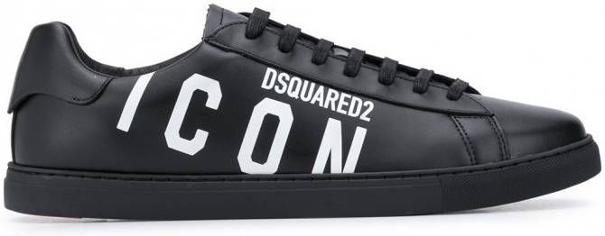 Dsquared2 Sneakers met logoprint Zwart