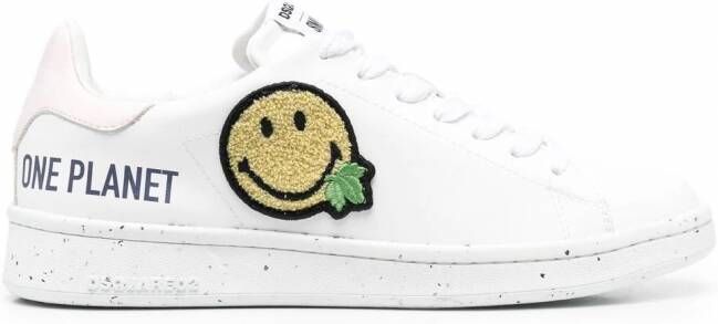 DSQUARED2 Sneakers met patch Wit