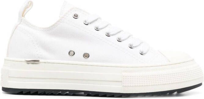 Dsquared2 Sneakers met plateauzool Wit