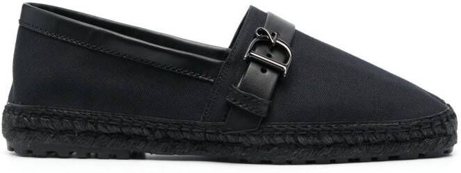 Dsquared2 D2 Statement leren espadrilles Zwart