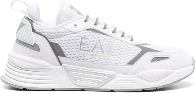 Ea7 Emporio Armani Ace Runner sneakers met vlakken Wit