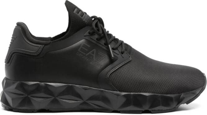 Ea7 Emporio Ar i Sneakers met contrasterende veters Zwart