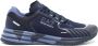 Ea7 Emporio Armani Sneakers met logoprint en mesh vlakken Blauw - Thumbnail 1